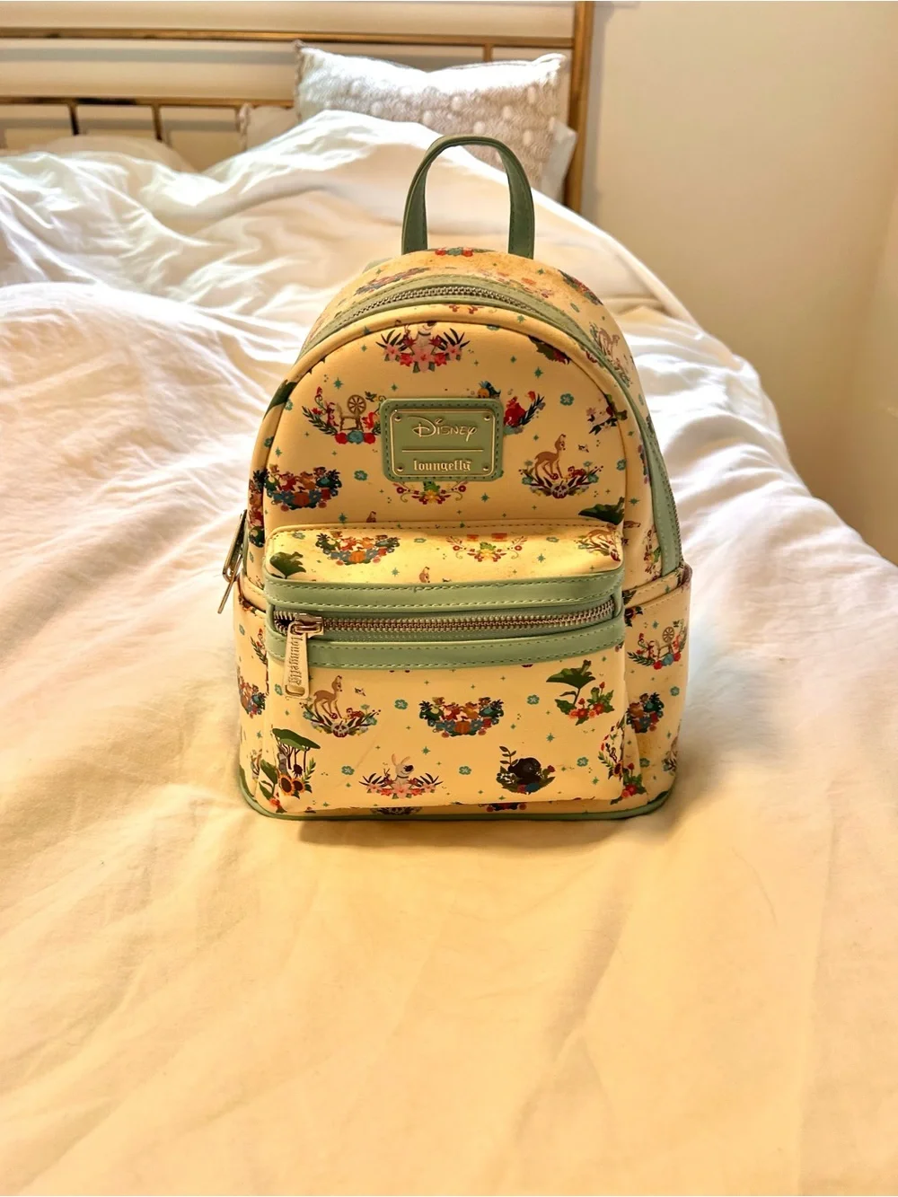 Loungefly  Backpack - Pastel Sidekicks Floral Print